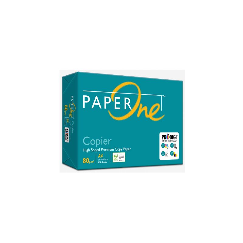 PAPERONE COPIER, papier reprographique, blanc, 80g, A4, PEFC, 5x500f PAPERONE COPIER, papier reprographique, blanc, 80g, A4, PEFC, 5x500f