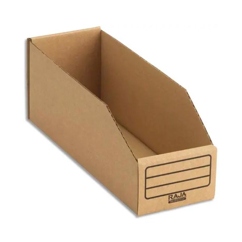 EMBALLAGE Paquet de 50 bacs à bec de stockage en carton brun - Dimensions : L10,1 x H11,2 x P30,1 cm EMBALLAGE Paquet de 50 bacs à bec de stockage en carton brun - Dimensions : L10,1 x H11,2 x P30,1 cm