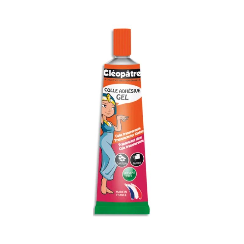 CLEOPATRE Tube de colle universelle transparente sans solvant 30ml CLEOPATRE Tube de colle universelle transparente sans solvant 30ml