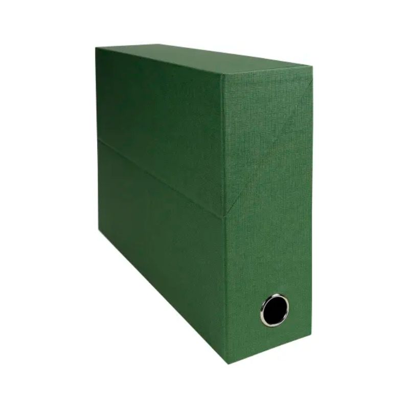 EXACOMPTA Boîte de transfert, carton rigide recouvert de papier toilé, dos 9 cm, 34x25,5 cm, vert EXACOMPTA Boîte de transfert, carton rigide recouvert de papier toilé, dos 9 cm, 34x25,5 cm, vert