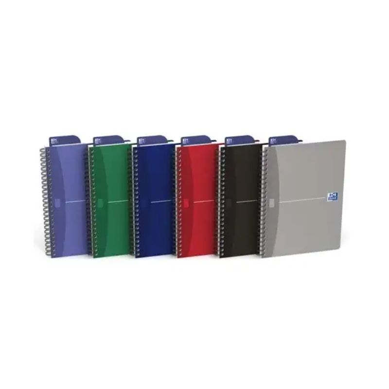 OXFORD Cahier spiralé ESSENTIAL 22x29,7 120 pages 5x5. Couverture carte rembordée rigide assortie OXFORD Cahier spiralé ESSENTIAL 22x29,7 120 pages 5x5. Couverture carte rembordée rigide assortie