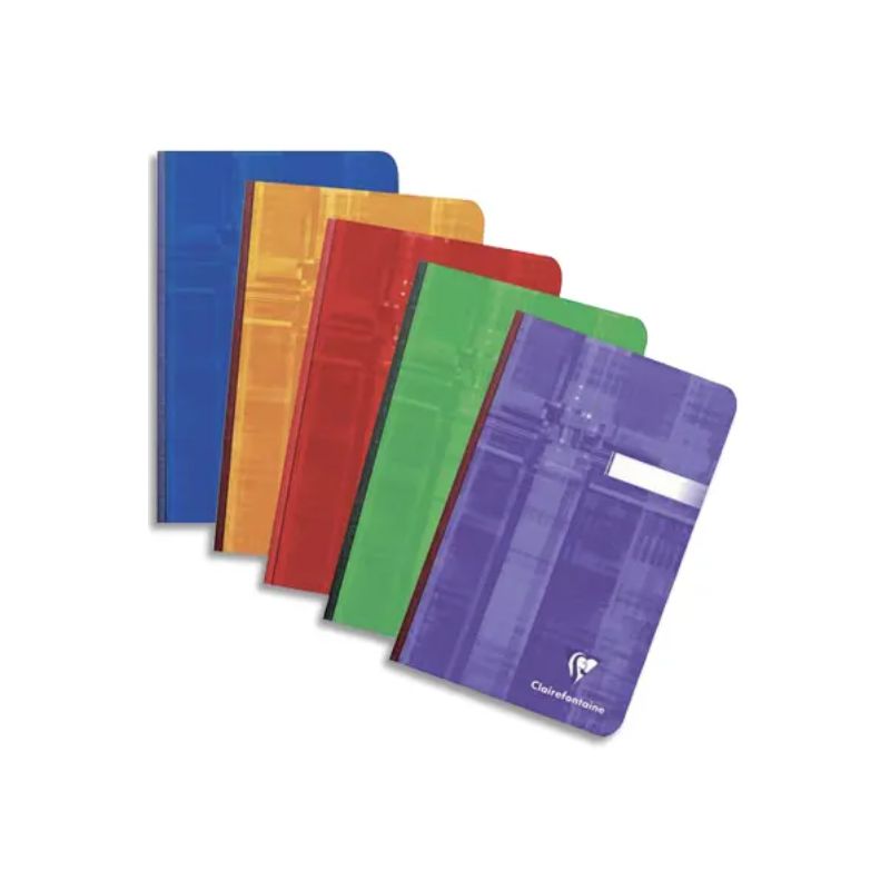 CLAIREFONTAINE Carnet reliure brochure 11x17 cm 192 pages CLAIREFONTAINE Carnet reliure brochure 11x17 cm 192 pages