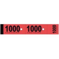 ELVE Bloc de 50 tickets vestiaire