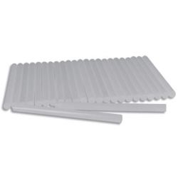 O COLOR Sachet de 25 bâtons de colle opaque classique pour pistolet, diamètre 7 mm, longueur 10 cm