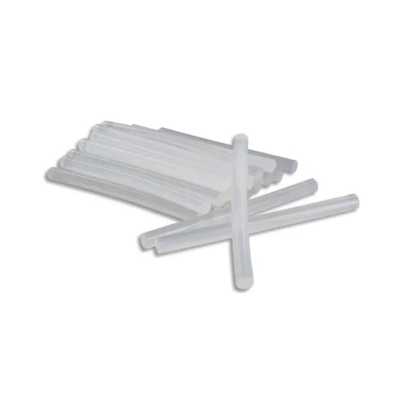 O COLOR Sachet de 25 bâtons de colle forte transparente pour pistolet, diamètre 7 mm, longueur 10 cm O COLOR Sachet de 25 bâtons de colle forte transparente pour pistolet, diamètre 7 mm, longueur 10 cm
