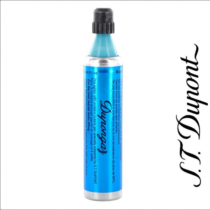 Recharge de gaz - Briquet Dupont - Bleu Recharge de gaz - Briquet Dupont - Bleu