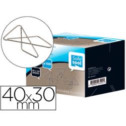 ATTACHE CROISÉE SAFETOOL GÉANTE 40X30MM BOÎTE CARTON 100 UNITÉS