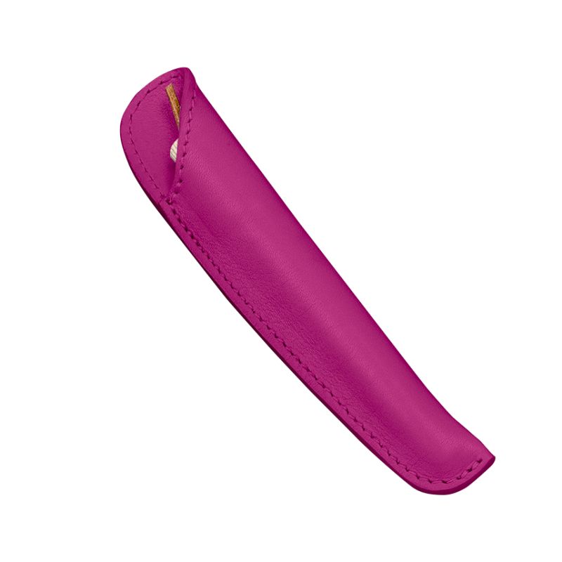 Etui Stylo tulipe couleur violet et mandarine - Atelier de la Forêt Etui Stylo tulipe couleur violet et mandarine - Atelier de la Forêt