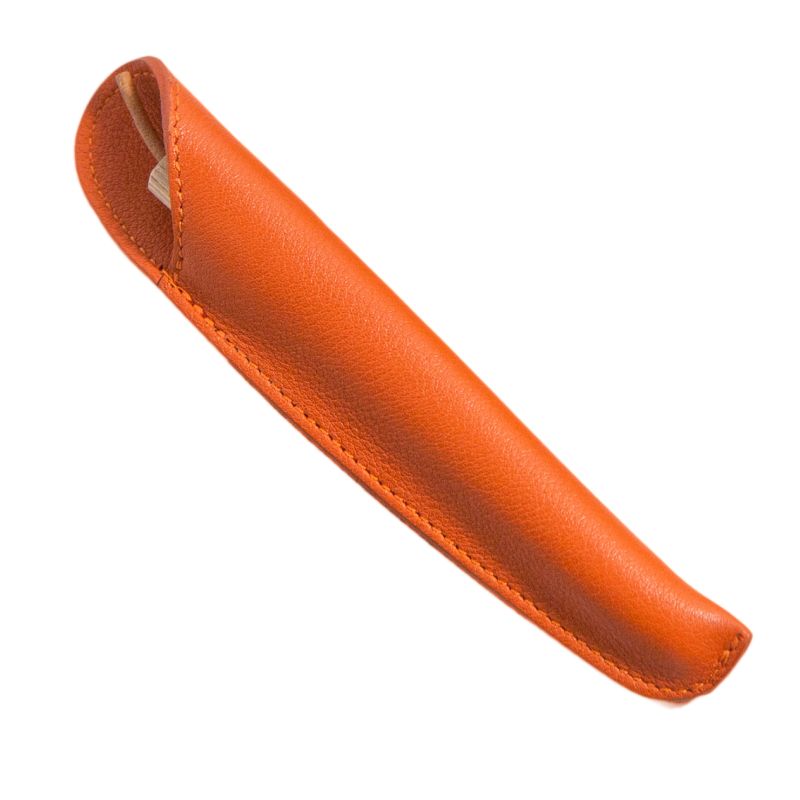 Etui Stylo tulipe couleur mandarine et violet - Atelier de la Forêt Etui Stylo tulipe couleur mandarine et violet - Atelier de la Forêt