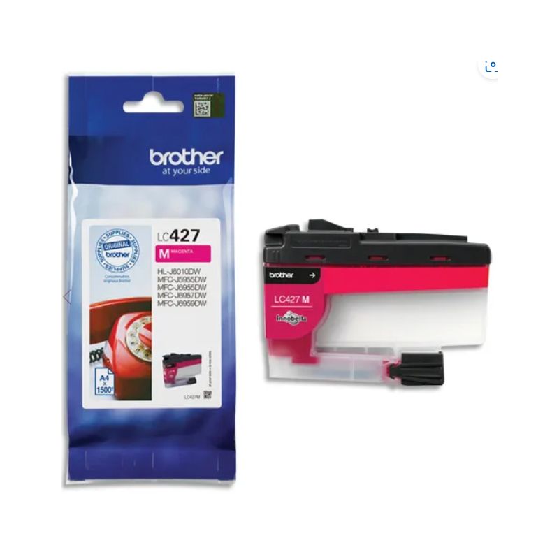 BROTHER Cartouche jet d'encre magenta LC427M BROTHER Cartouche jet d'encre magenta LC427M