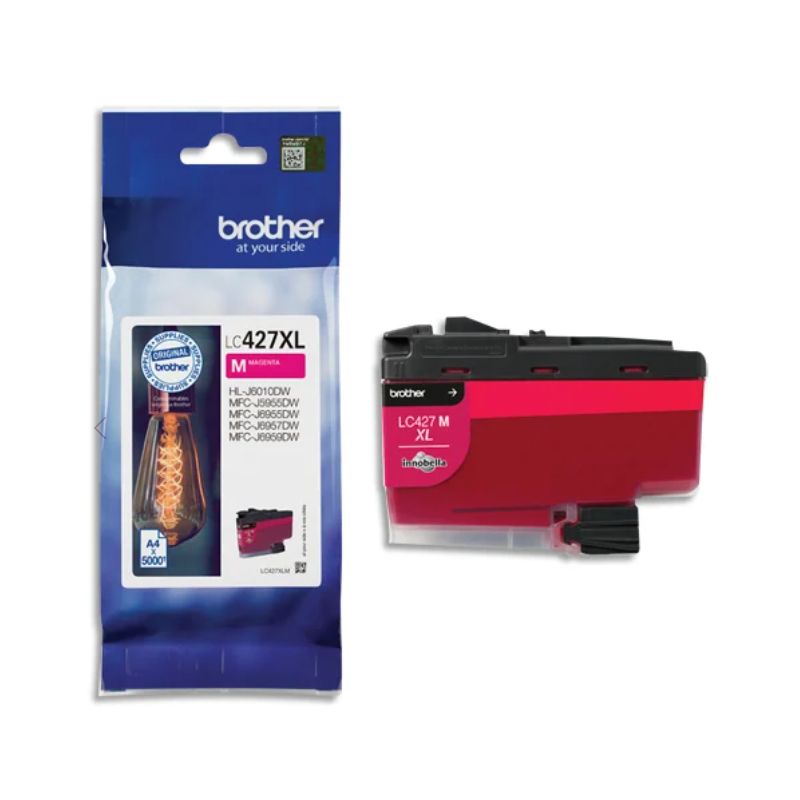 BROTHER Cartouche jet d'encre XL magenta LC427XLM BROTHER Cartouche jet d'encre XL magenta LC427XLM