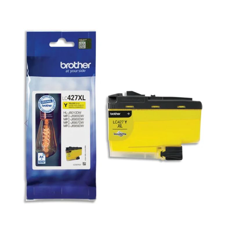 BROTHER Cartouche jet d'encre XL jaune LC427XLY BROTHER Cartouche jet d'encre XL jaune LC427XLY