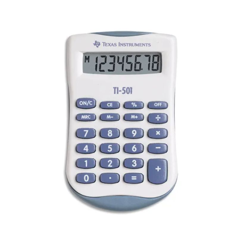 TEXAS INSTRUMENTS Calculatrice de poche TI-501 - 501/FBL/11E1 TEXAS INSTRUMENTS Calculatrice de poche TI-501 - 501/FBL/11E1