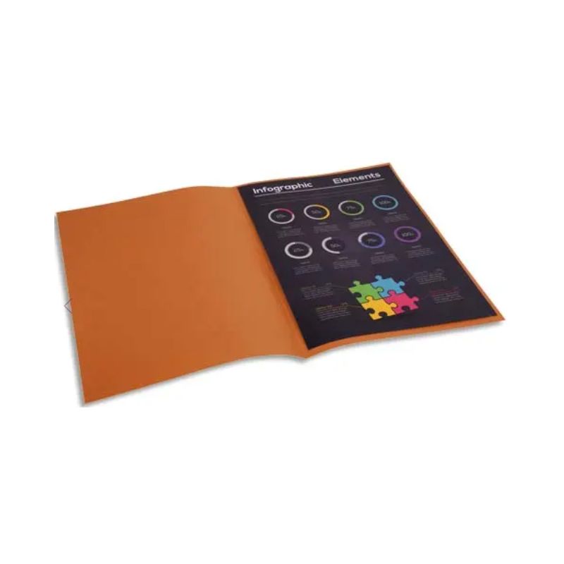 EXACOMPTA Paquet de 100 chemises ROCK'S en carte 210 grammes coloris Havane EXACOMPTA Paquet de 100 chemises ROCK'S en carte 210 grammes coloris Havane