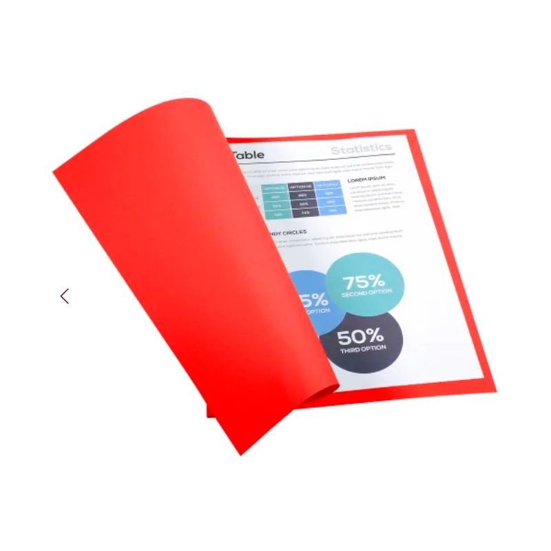 EXACOMPTA Paquet de 100 chemises FOREVER en carte recyclée 220g. Coloris rouge EXACOMPTA Paquet de 100 chemises FOREVER en carte recyclée 220g. Coloris rouge