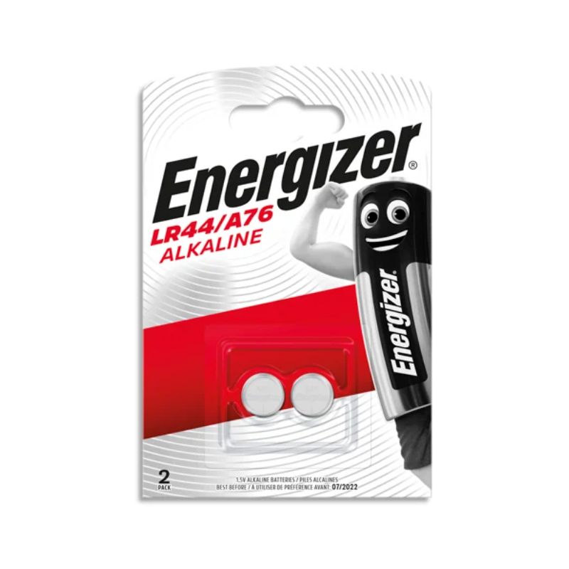 ENERGIZER Pile Calculatrice/Photo A76 LR44, pack de 2 pilesv ENERGIZER Pile Calculatrice/Photo A76 LR44, pack de 2 pilesv