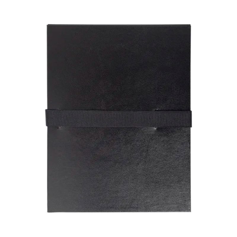 EXACOMPTA Chemise extensible en balacron. Rabat en pied, fermeture par sangle velcro. Coloris noir EXACOMPTA Chemise extensible en balacron. Rabat en pied, fermeture par sangle velcro. Coloris noir