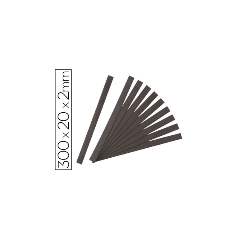 Bande magnétique adhésive jpc 300x20x2mm sachet 10 unités Bande magnétique adhésive jpc 300x20x2mm sachet 10 unités