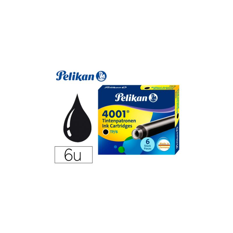 ETUI 6 CART COURTES PELIKAN TP6NOIR ETUI 6 CART COURTES PELIKAN TP6NOIR