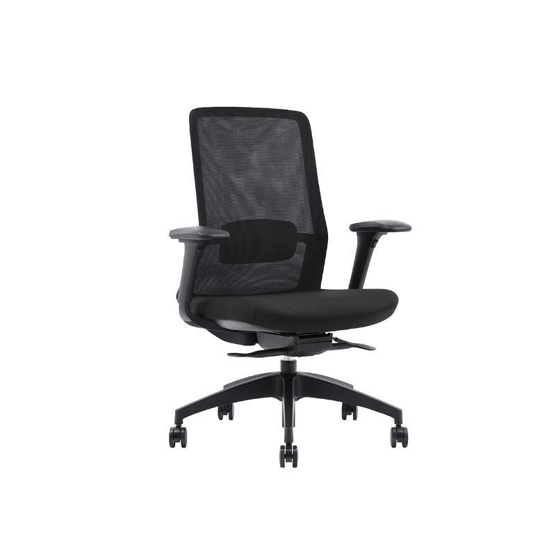 Fauteuil ergonomique synchrone sans appui tete noir Fauteuil ergonomique synchrone sans appui tete noir