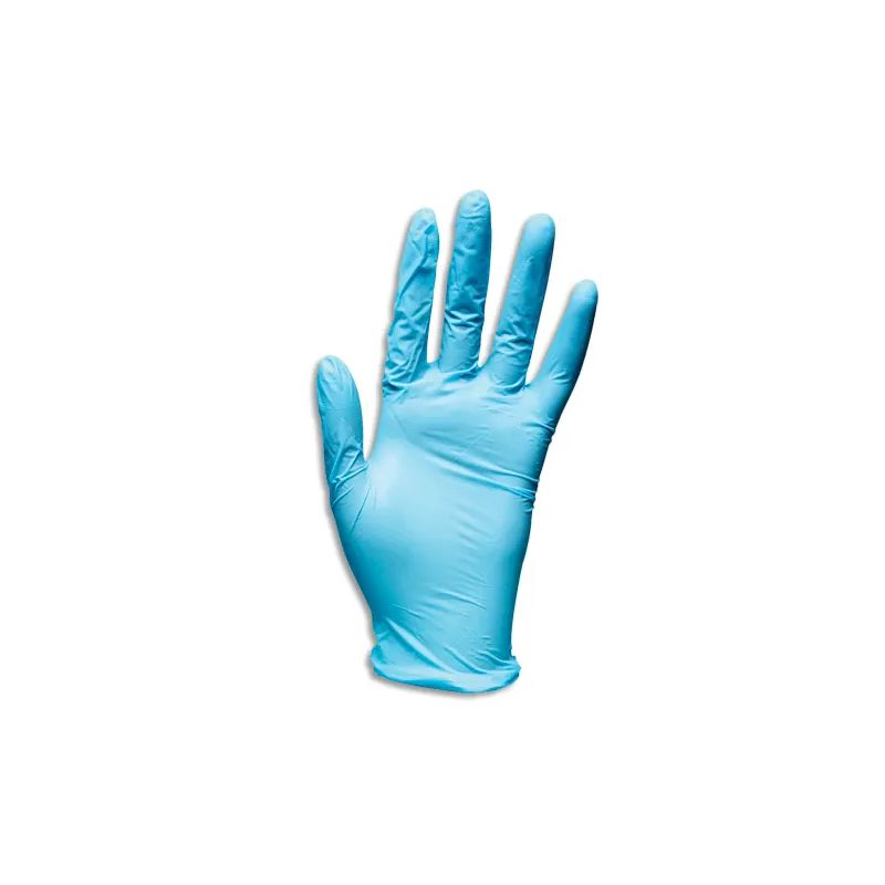 Boîte de 100 gants nitrile bleu standard medical et alimentaire. Taille XL Boîte de 100 gants nitrile bleu standard medical et alimentaire. Taille XL