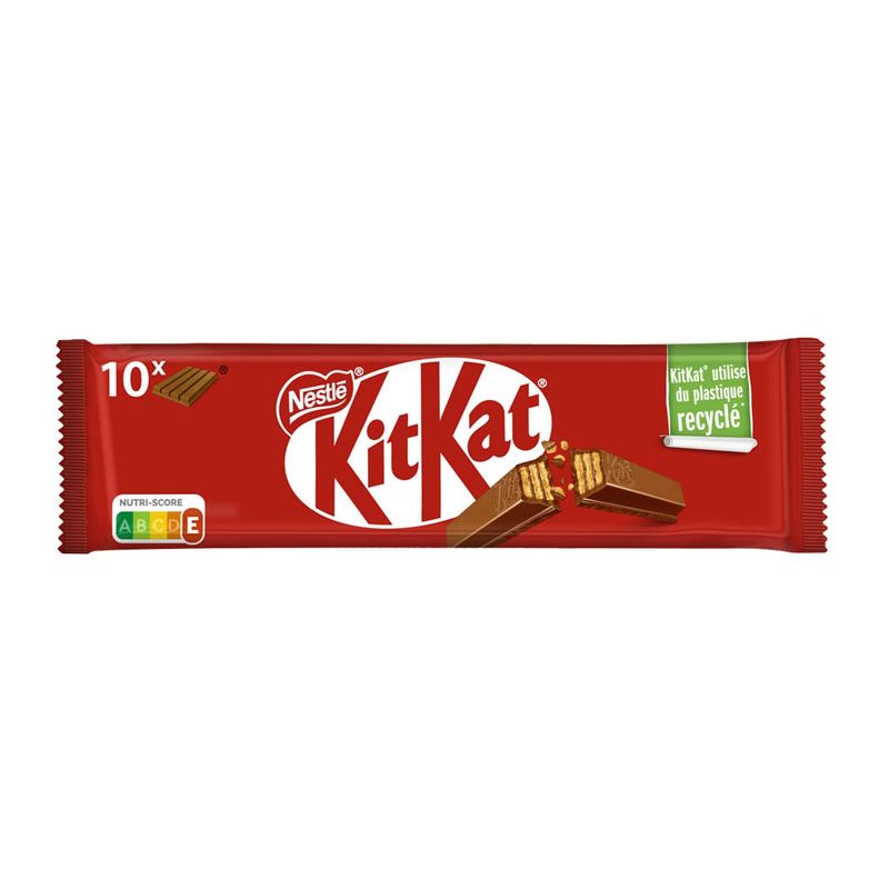 NESTLE Kit Kat Gaufrettes enrobées au chocolat au lait NESTLE Kit Kat Gaufrettes enrobées au chocolat au lait
