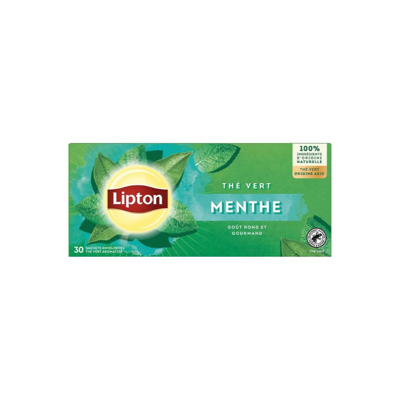 LIPTON Thé vert à la menthe LIPTON Thé vert à la menthe