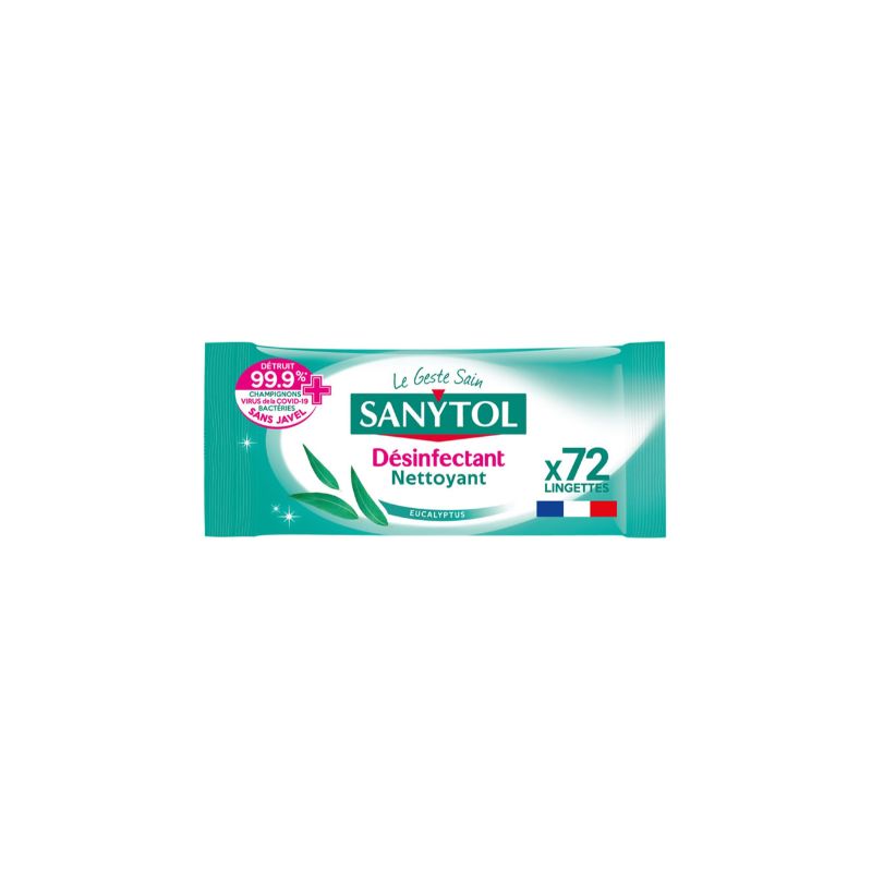 SANYTOL Lingettes désinfectantes multi-usages SANYTOL Lingettes désinfectantes multi-usages
