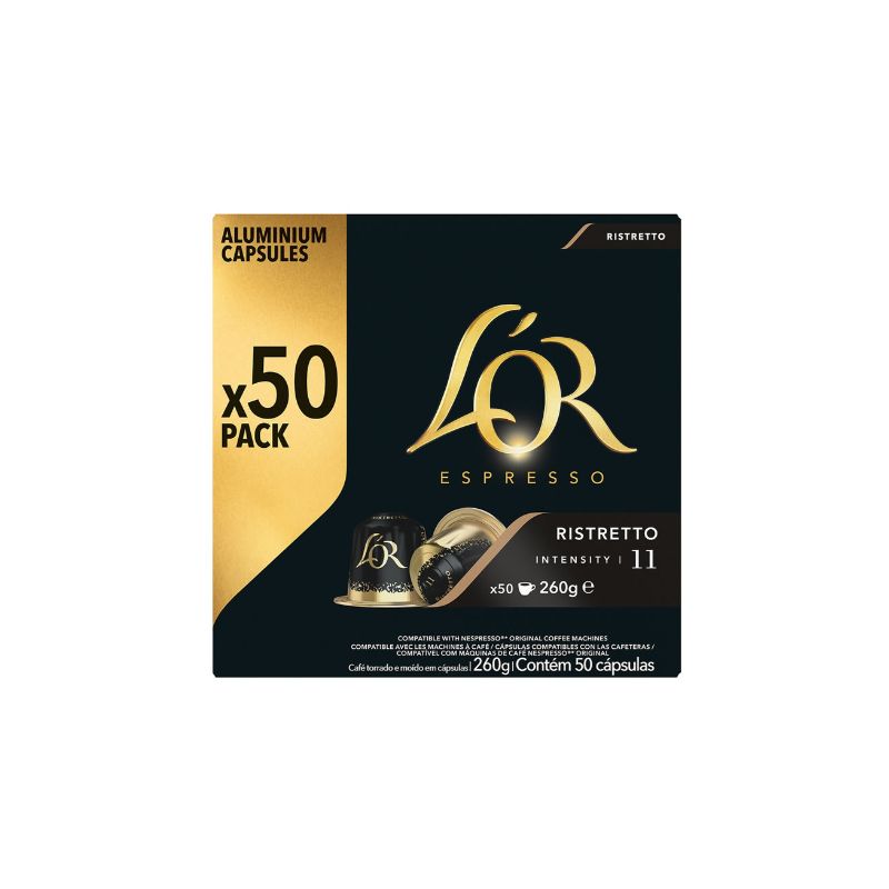 L'OR Espresso 50 Capsules de café ristretto N°11 L'OR Espresso 50 Capsules de café ristretto N°11