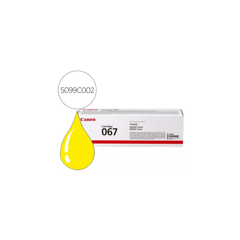 CANON Cartouche Toner jaune CRG 067 5099C002 CANON Cartouche Toner jaune CRG 067 5099C002