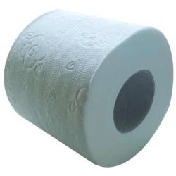 48 Rouleaux papier toilette pure cellulose micro gaufré 3 plis 9,4x11 cm longeur 22m