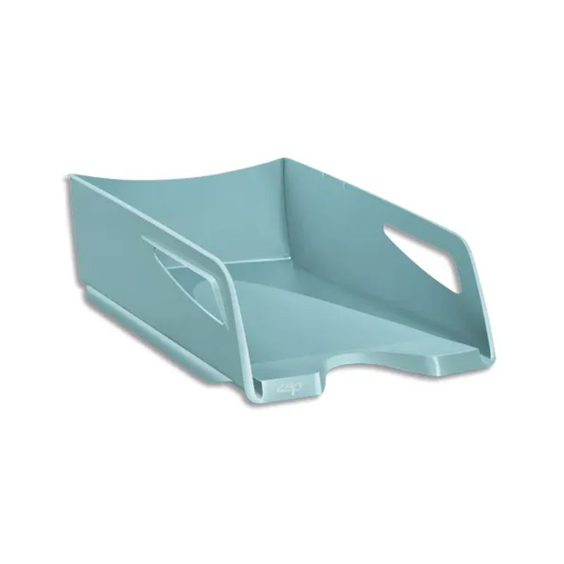 CEP Maxi Corbeille à courrier RIVIERA. Dimensions (l x h x p) : 26,5x11,5x38,7 cm. Coloris vert d'eau CEP Maxi Corbeille à courrier RIVIERA. Dimensions (l x h x p) : 26,5x11,5x38,7 cm. Coloris vert d'eau