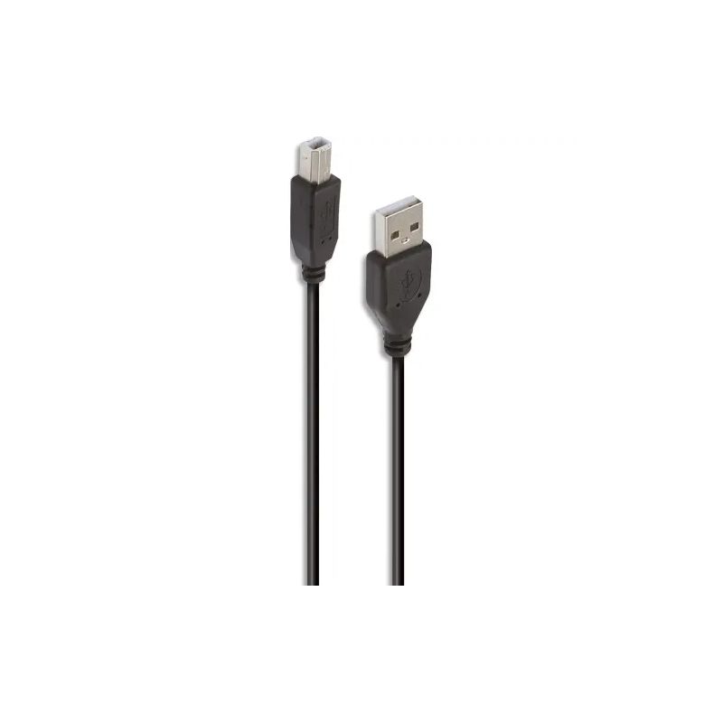 APM Cordon imprimante USB-A vers USB-B Mâle/Mâle USB2.0 PC/Mac 1,80m 570300 APM Cordon imprimante USB-A vers USB-B Mâle/Mâle USB2.0 PC/Mac 1,80m 570300