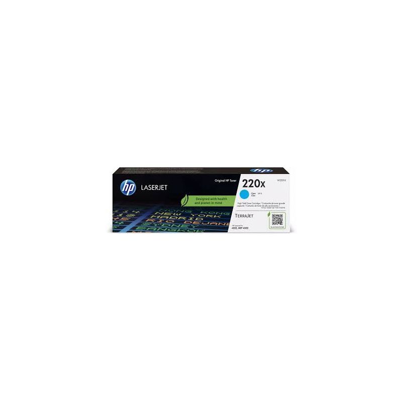 HP Cartouche Laser HP 220X Cyan Authentique HP Cartouche Laser HP 220X Cyan Authentique