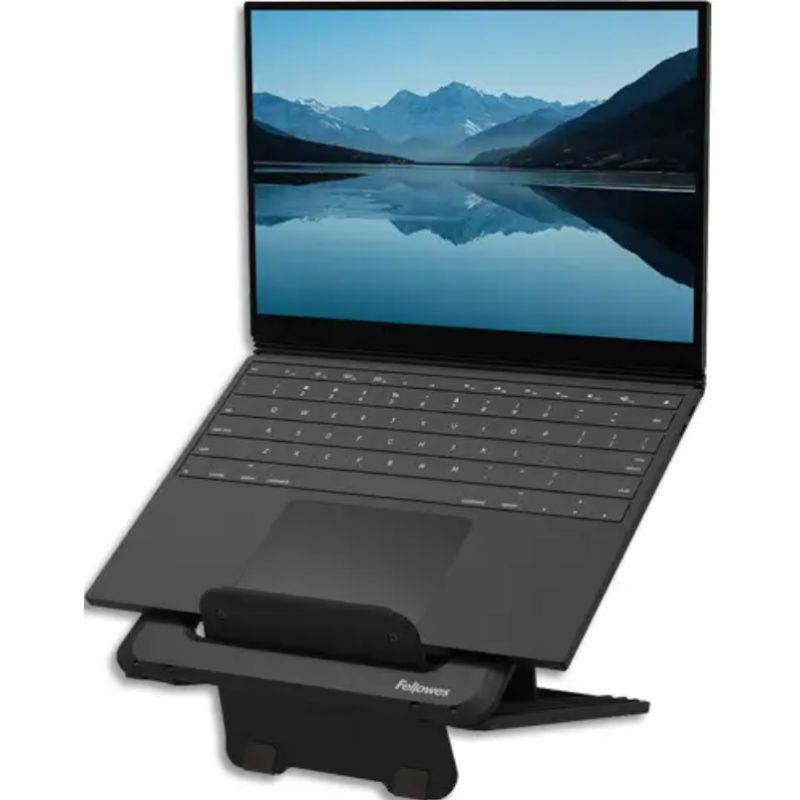 FELLOWES Support ordinateur portable Breyta 100% recyclable 12 positions de réglage FELLOWES Support ordinateur portable Breyta 100% recyclable 12 positions de réglage